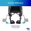 Invacare Wheelchair Legrest with Heel Loops, Adjustable Length, Swing-Away Design & Flip-Up Footplate - 2 of 4