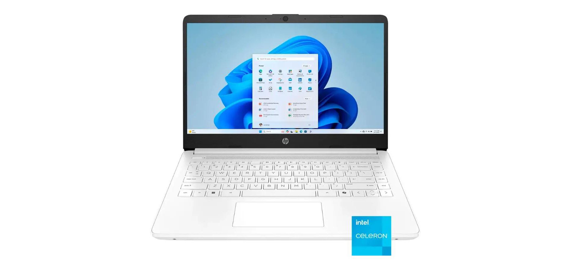 HP 14” HD Laptop, Intel Celeron N4500, 4GB RAM, 64GB eMMC, Windows 11 Home in S Mode, 1 Year Microsoft 365 included