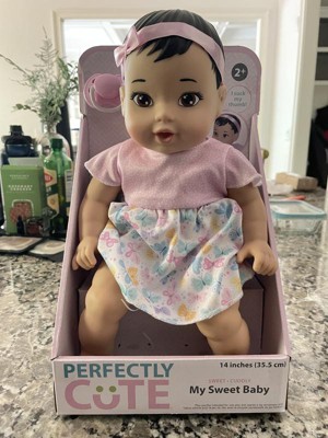 Perfectly Cute Basic 14 Girl Baby Doll - Dark Brown Hair, Brown Eyes :  Target