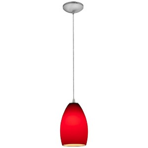 Access Lighting Champagne 1 - Light Pendant in  Brushed Steel - 1 of 2
