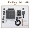 CASAINC 6-Spray 12 Inches Thermostatic Daul Shower Heads Ceiling Mount Fixed and Handheld Shower Head 2.5 GPM - 4 of 4