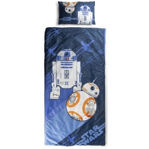 Jay Franco Kids Star Wars 2 Piece Set Indoor Sleeping Bag for School and Sleepovers - 1 of 4