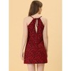 Allegra K Women's Camisole Nightgown Pajamas Chemise Summer Sleeveless Sleepdress - 4 of 4
