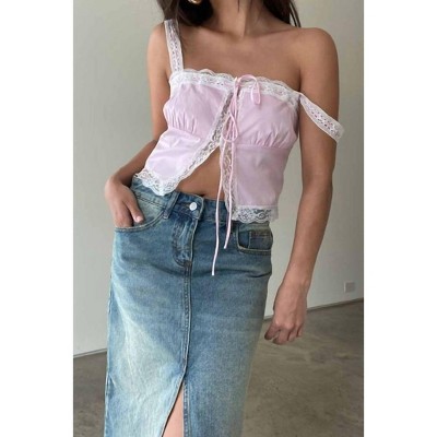 Women's Mali Lace Trim Cami Top - Et Clet