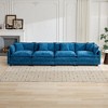 Sapphtopaz Modern Cloud Sofa Couches for Living Room with 2 Layer Upholstered Comfy Sofa with Chenille Fabric for Living Room,Apartment - 3 of 4