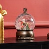 TopComfy Decorative Holiday Scene Props Christmas Crystal Ball Decorative Ornament Table Decorative for Home Table Holiday, White, 4.7"*4.7"*7.3" - 4 of 4