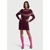 It Be Like Bat Fair Isle Sweater Dress - 2 of 4