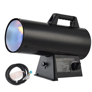 60,000 BTU Forced Air Propane Heater,10 ft Hose with Regulator Included,Portable for Garage,Shop, Jobsite,Construction Sites - 1 of 4
