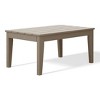 WestinTrends Malibu Low Outdoor HDPE Patio Rectangle Coffee Table - 4 of 4