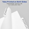 Avery-Style Legal Exhibit Side Tab Dividers 1-Tab Title B Ltr White 25/PK 01402 - 4 of 4