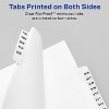 Avery-Style Legal Exhibit Side Tab Dividers 1-Tab Title V Ltr White 25/PK 01422 - image 4 of 4