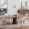 Lirago dinning table set of 4 67"L*33.5"W*30"H- Walnut - 3 of 4