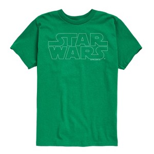 Boys' - Star Wars - Logo Outline Short Sleeve Graphic T-Shirt - 1 of 4