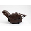 NicBex Recliner Chair Message Chair with Lumbar Heating  Electric Power Lift Chair Sofa Chair For Living Room - 2 of 4