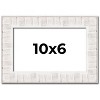 PosterPalooza | Photo Size Sculpted White Picture Frame - UV Acrylic, Foam Board Backing, Hanging Hardware - 2 of 4