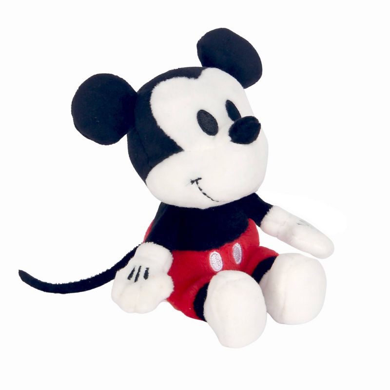 Lambs &#38; Ivy Mickey Mouse Swaddle Blanket &#38; Plush Infant Gift Set - 2pk, 5 of 7