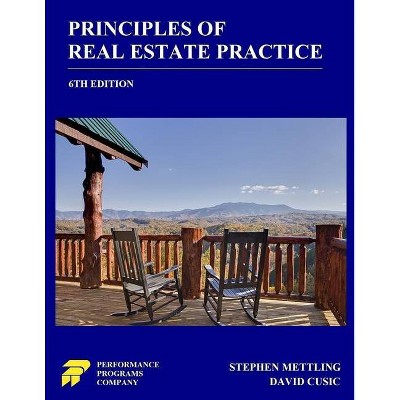 Principles of Real Estate Practice - by  David Cusic & Stephen Mettling (Paperback)