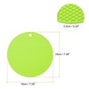 Unique Bargains Silicone Heat Resistant Non-slip Flexible Trivets 7.08" x 7.08” x 0.57" 4 Pcs - 2 of 4