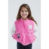 Disney Minnie Mouse Frozen Lilo & Stitch Moana Girls Varsity Bomber Jacket Little Kid to Big Kid - 2 of 4