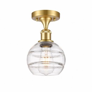 Rochester - 1 Light Semi-Flush Mount In Industrial Style-9.13 Inches Tall and 5.88 Inches Wide - 1 of 1