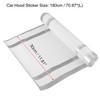 Unique Bargains Car Hood Stripe Pattern Sticker Auto Exterior Decal Decoration - 3 of 4