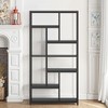MAYEERTY 79" Tall Bookshelf, 7-Tier Bookcase 10 Open Display Shelves - 3 of 4