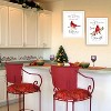 2Piece Vignette The Lord is MY Strength Red Cardinals White Framed Wall Art for Living Room,for Home Decor by Annie Lapoint - 4 of 4