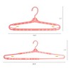 REGALWOVEN Non-Slip Plastic Adjustable Durable Clothes Hangers 10Pcs - 2 of 4
