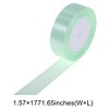 Unique Bargains Ribbons for Crafts Satin Multipurpose for Gift Wedding & Hair Accessories Polyester 866.14"x0.98" 1 Pc - 3 of 4
