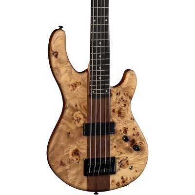 Dean Edge Pro Select Burled Poplar Electric Bass Satin Natural