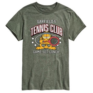 Men's - Garfield - Tennis Club Stars Game Set Lunch Short Sleeve Graphic T-Shirt - 1 of 4