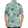 LA LEELA Mens Hawaiian Shirts Short Sleeve Button Down Shirt Floral Shirt Men Casual Vacation Party Caribbean Shirts for Men Funny - 2 of 3