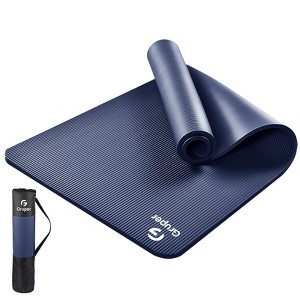Gruper Thick Yoga Mat Non Slip, Large Size 72" L x 32" W x 0.6" TH, Premium Exercise & Fitness Mat with Carrying Strap and Bag, Workout Mats for Home - 1 of 4