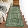 Washable Farmhouse Floral Print Living Room Rugs, Soft Non Slip Modern Bedroom Carpet, Ultra Thin Vintage Floor Rug for Home Office - 3 of 4