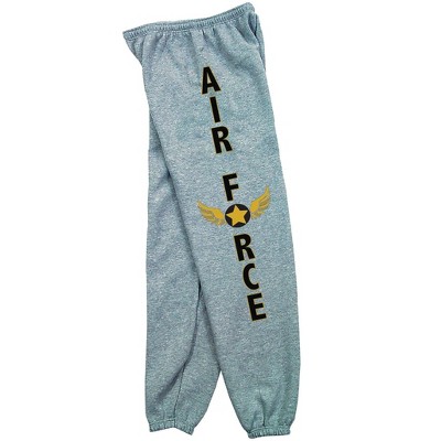 Collections Etc Military Branches Gray Casual Jogger Sweatpants