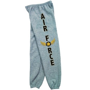 Collections Etc Military Branches Gray Casual Jogger Sweatpants - 1 of 3