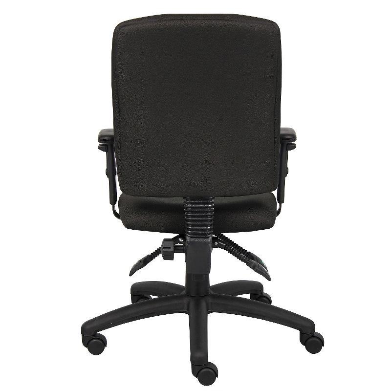 Multi-Function Fabric Task Chair with Adjustable Arms Black - Boss Office Products, 6 of 16