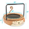 YONWAY 36 Inch children's trampoline, with foldable iron tube, 110lbs Capacity, for outdoor and indoor, for Age 3 7 - 3 of 4