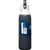  Brita Insulated Filtered Water Bottle with Straw, Reusable,  Stainless Steel Metal, Blue Jay, 20 Ounce: Home & Kitchen