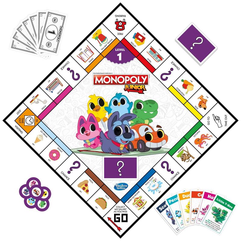 Monopoly Junior 2 Kids Board Games in 1, 5 of 11