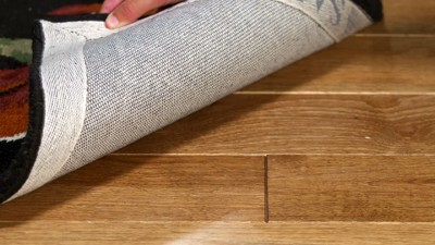 Soho Blue and Multicolor Floral Wool Area Rug