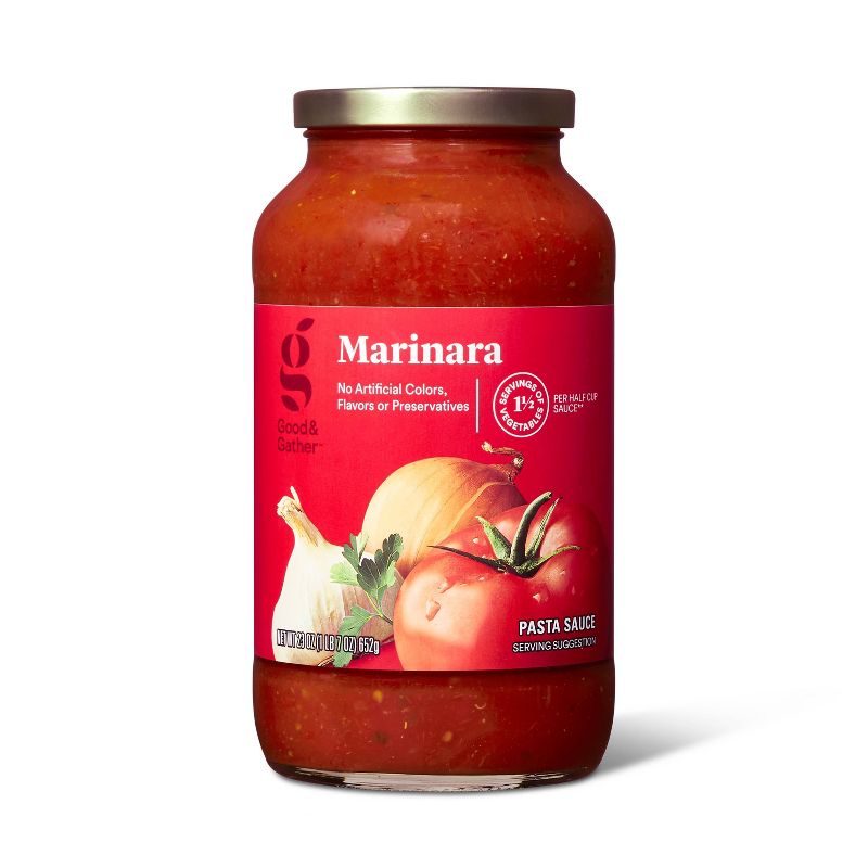 Marinara Pasta Sauce - 23oz - Good &#38; Gather&#8482;, 1 of 4