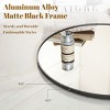 BEAUTYPEAK 18"x18" Round Wall Mirrors Bathroom Vanity Mirrors - 3 of 4