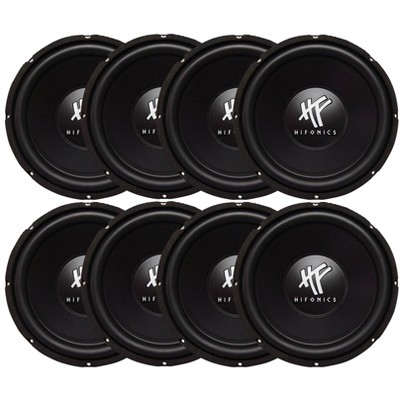 HIFONICS 12" 1600W Car Subwoofers (2 Pack) With QPower Ported Box - Dual 4 Ohm 7 thumbnail image