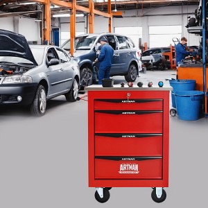 VASIP Double-Door Dustproof Tool Cart  with Layered Clapboard, Multifunctional Tool for Home,Garage - 1 of 4