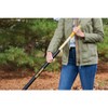 48 in. Hardwood/Steel Handle Leaf Rake with 24 in. W Clog-Free Tines for Leaves, Grass, Twigs, Pine Needles and More - True Temper - 2 of 3