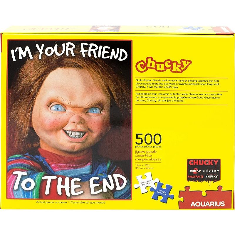 Aquarius Puzzles Childs Play Chucky 500 Piece Jigsaw Puzzle, 3 of 4