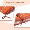 EAGLE PEAK Tufted Outdoor/Indoor Seat/Back Chair Cushions, Set of 2, 42'' x 21'' - 4 of 4