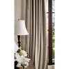 Martha Stewart 95"x50" 2pk Lucca Velvet 95" Back Tab Lined Curtain Panel - 4 of 4