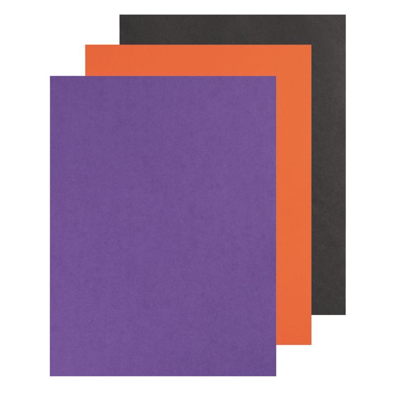 Tru-Ray® Construction Paper Halloween, Black, Orange, Purple, 9" x 12", 150 Sheets Per Pack, 3 Packs, 4 of 10